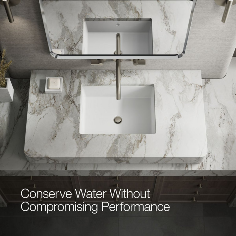 Modern Wall-Mount Bathroom Sink Faucet in Vibrant Brushed Nickel