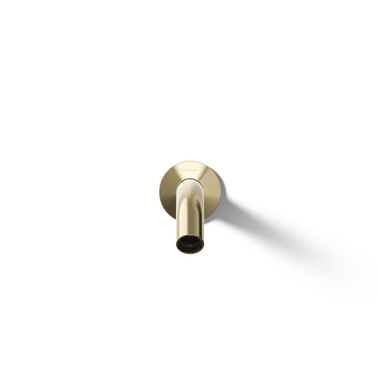 Vibrant French Gold Wall-Mount Bathroom Sink Faucet Spout