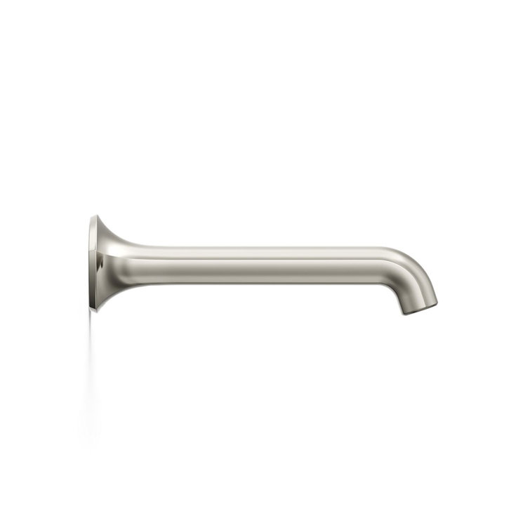 Occasion 1960s Glam Wall-Mount Bathroom Faucet, Vibrant Polished Nickel
