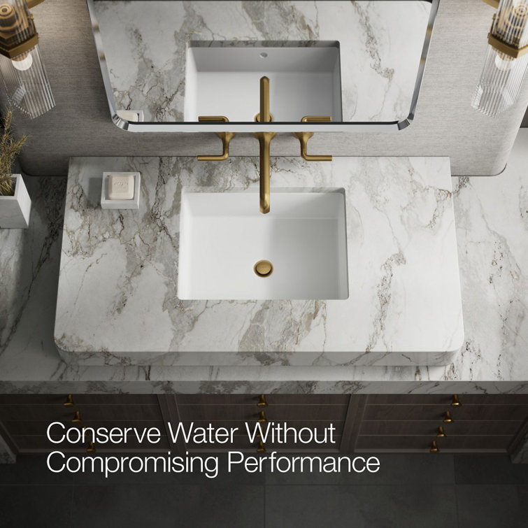 Vibrant Brushed Brass Wall-Mount Bathroom Faucet Handles