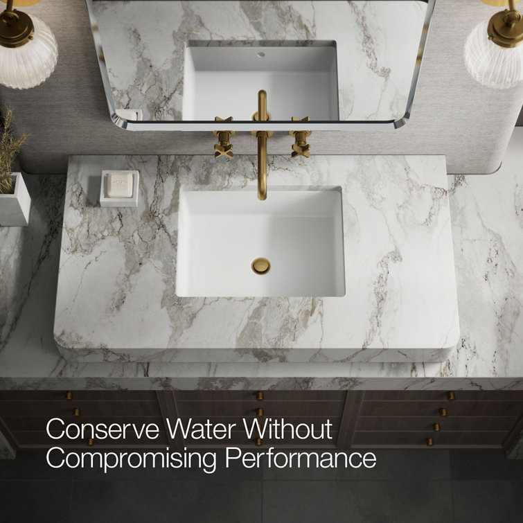 Vibrant Brushed Brass Wall-Mount Bathroom Faucet Set