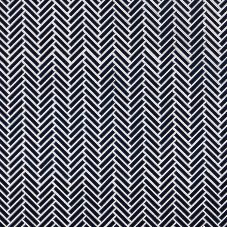 Royal Blue Glossy Porcelain Herringbone Mosaic Tile 11.14 in. x 11.14 in.