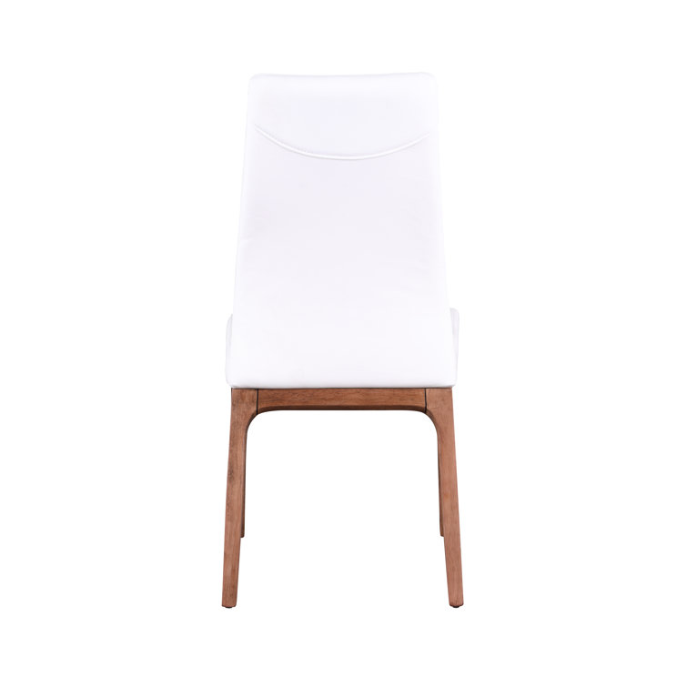 White Marbleized Stone Top Dining Table with Solid Wood Base and Chairs