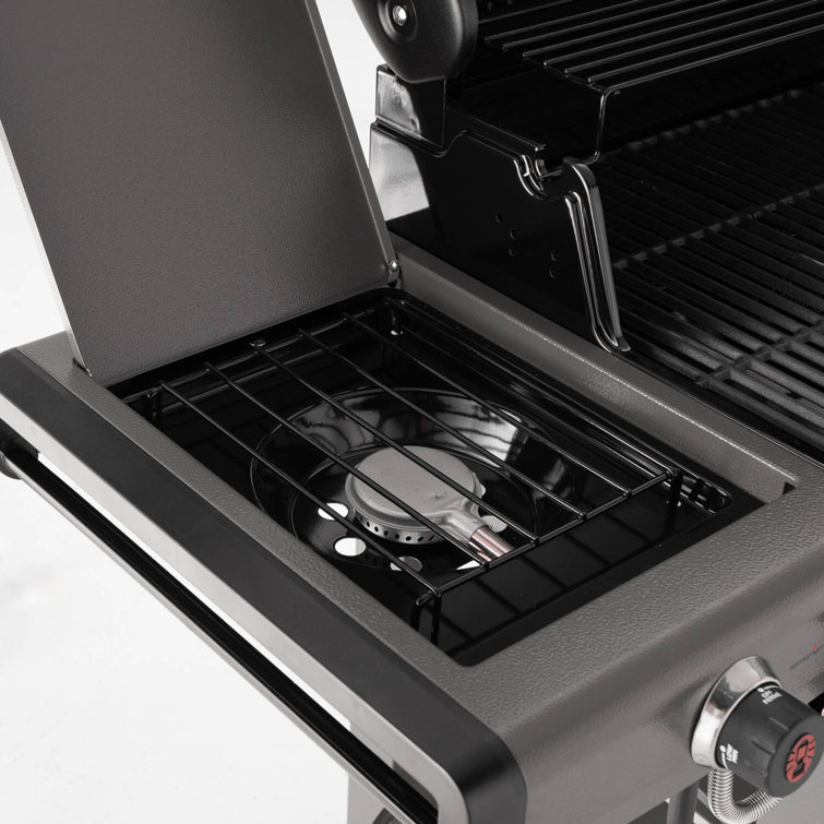 Coleman 4-Burner Stainless Steel Propane Gas Grill with Side Burner