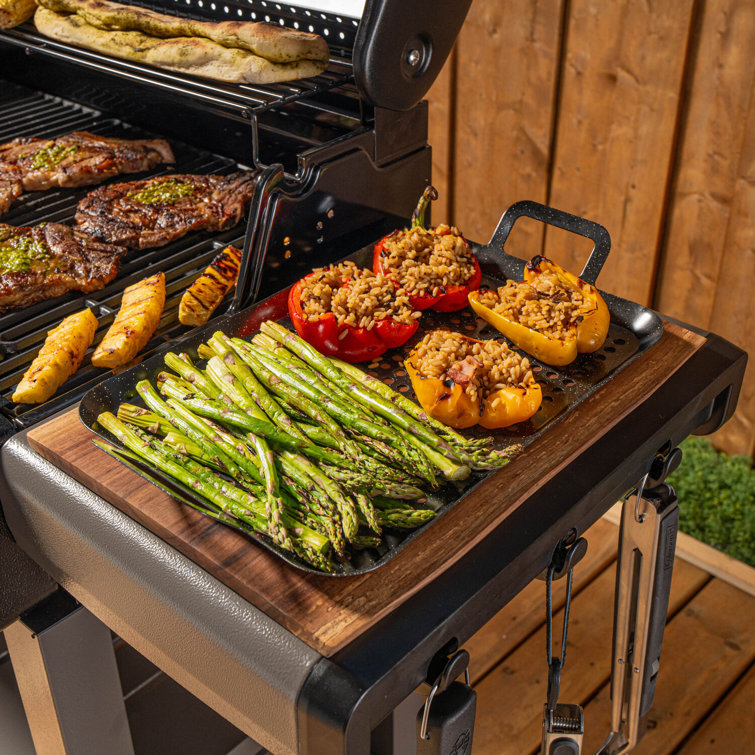 Coleman 4-Burner Stainless Steel Propane Gas Grill with Side Burner