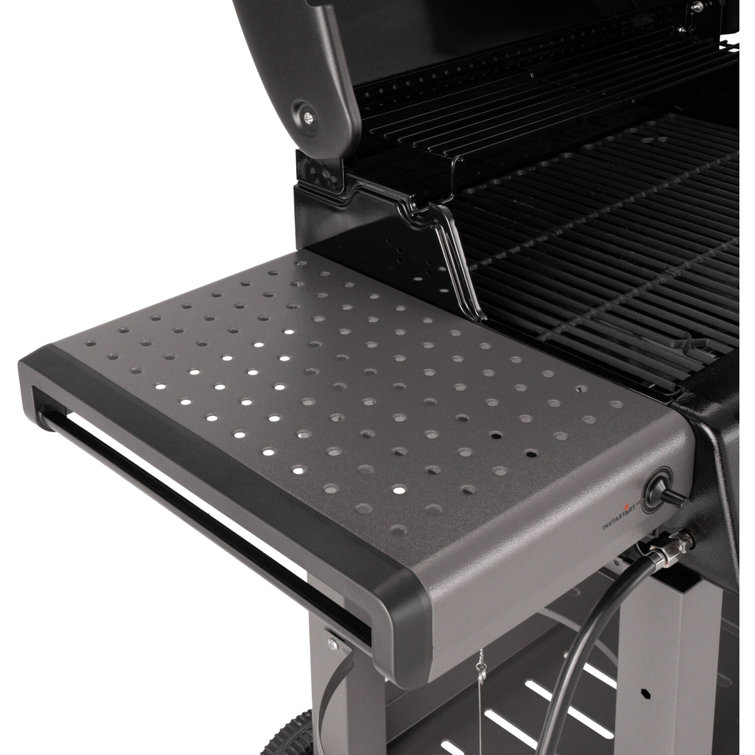 Coleman 3-Burner Stainless Steel Propane Gas Grill with Side Burner