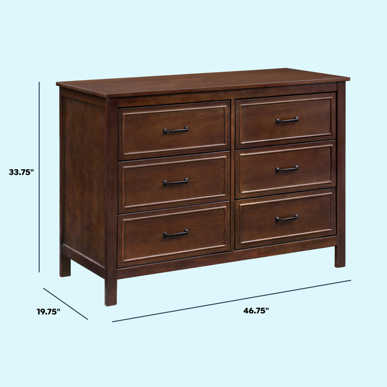 Espresso New Zealand Pine Double Nursery Dresser