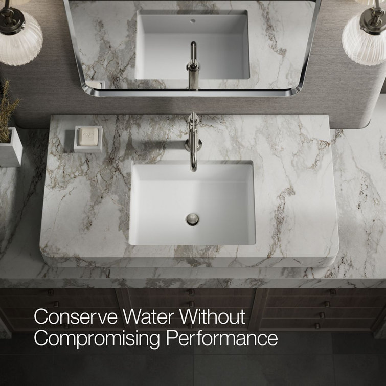 Vibrant Polished Nickel Single-Handle Bathroom Sink Faucet