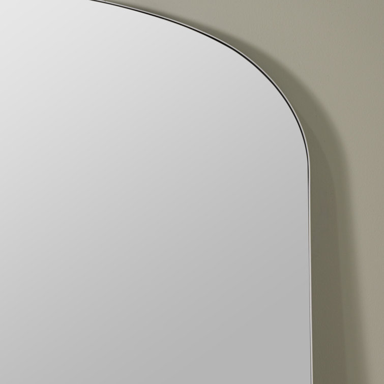 Silver Arch Metal Framed Freestanding Floor Mirror