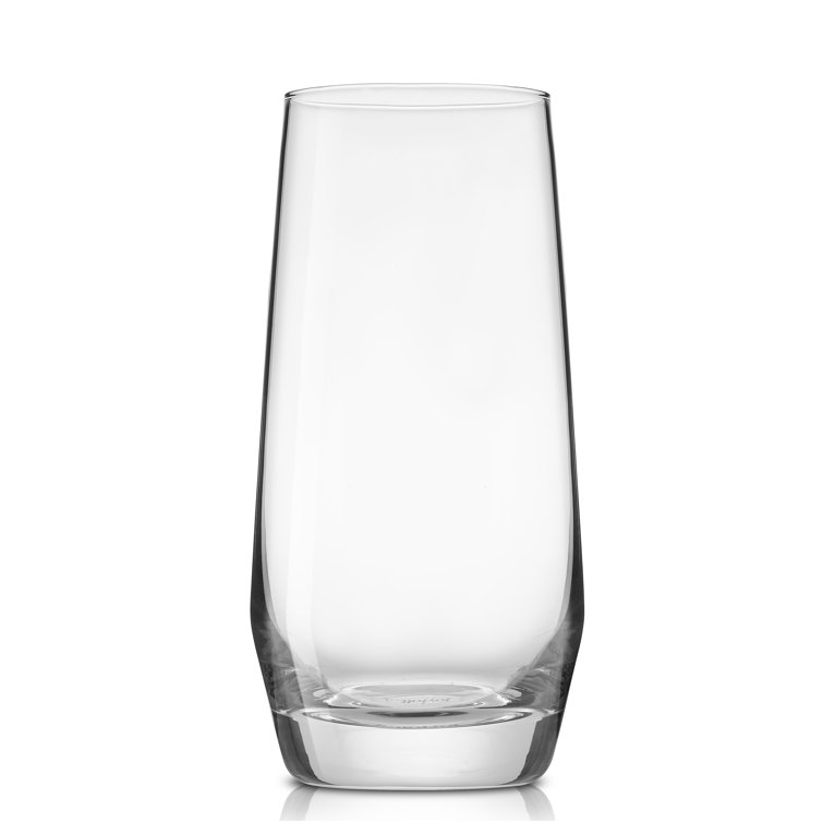 Gwen 18oz Lead-Free Crystal Highball Glass Set