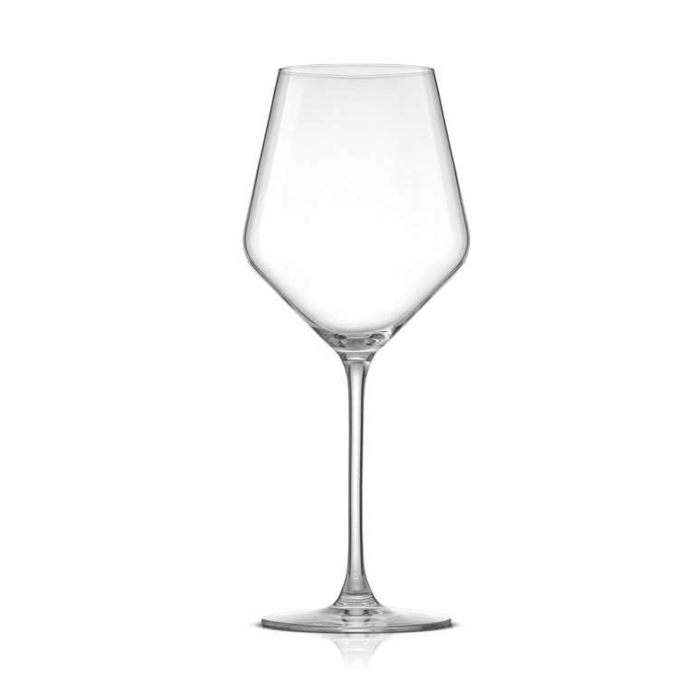 Layla 17 oz Clear Crystal Red Wine Glasses Set of 4