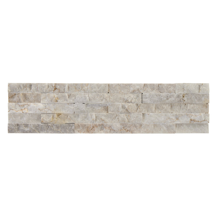 Vanilla Split Face Marble Wall Tile 3x12 for Bathroom and Kitchen
