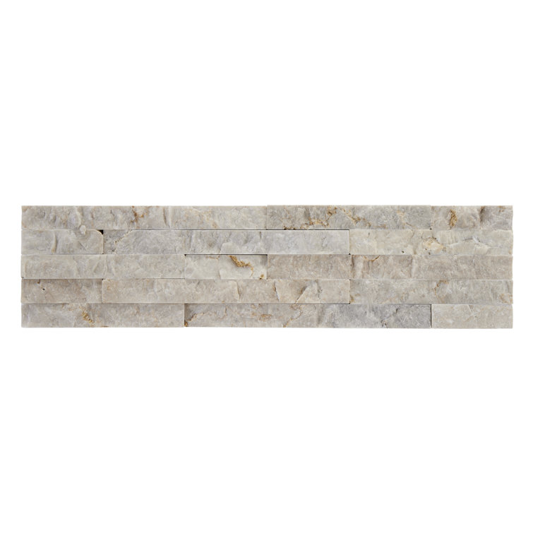 Vanilla Split Face Marble Wall Tile 3x12 for Bathroom and Kitchen