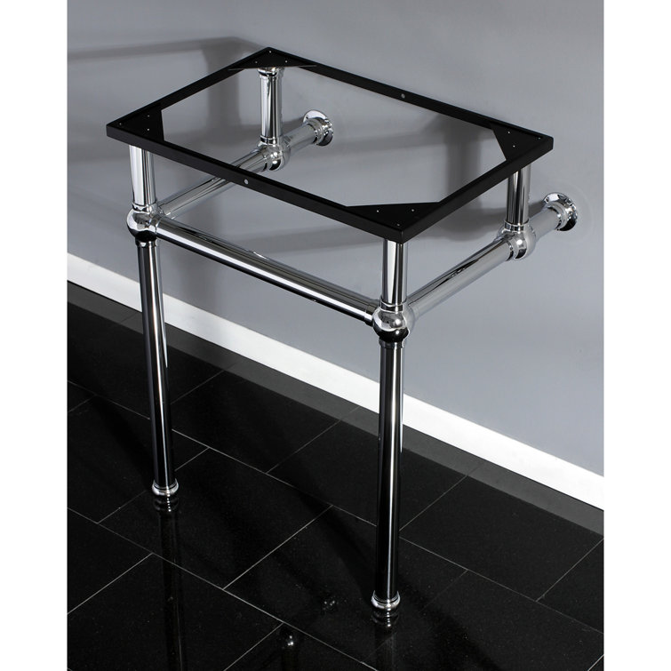 Templeton Polished Chrome Brass Console Sink Legs