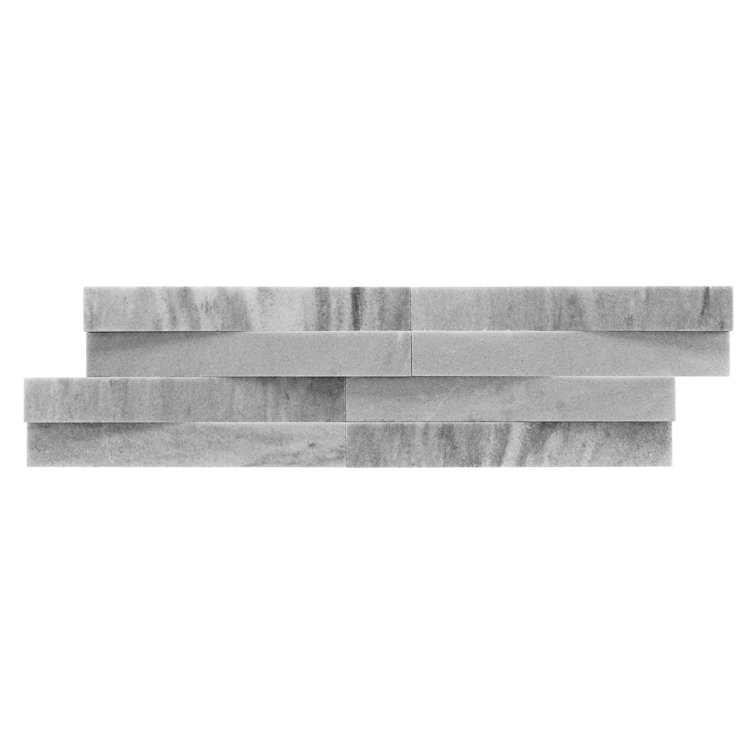 Lunar Gray 6x22 Honed Marble Wall Tile