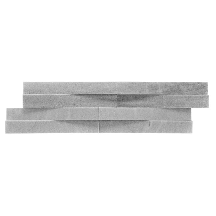 Lunar Gray 6x22 Honed Marble Wall Tile