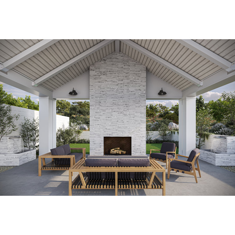 Lunar Gray 6x22 Honed Marble Wall Tile