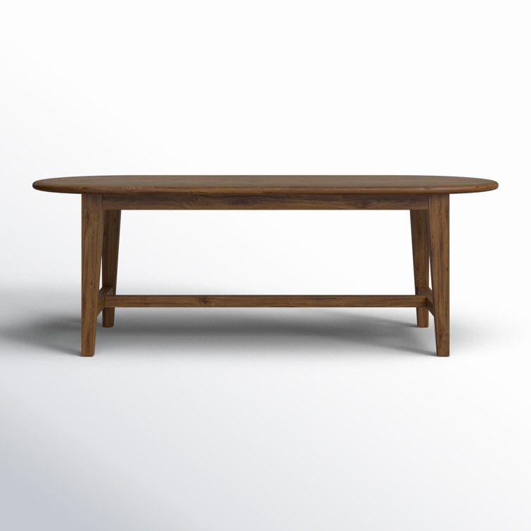Honey Pine Oval Farmhouse Dining Table for Eight