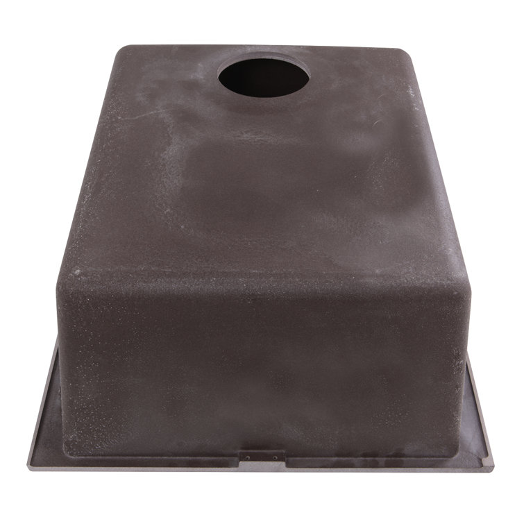 Plymouth 17'' Sand Granite Undermount Single Bowl Sink