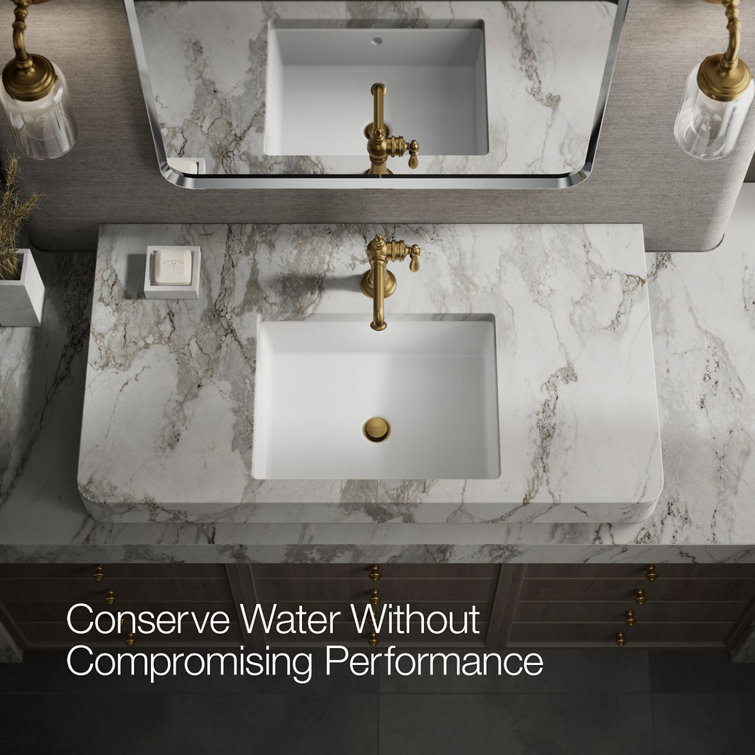 Vibrant Brushed Brass Single Handle Bathroom Faucet