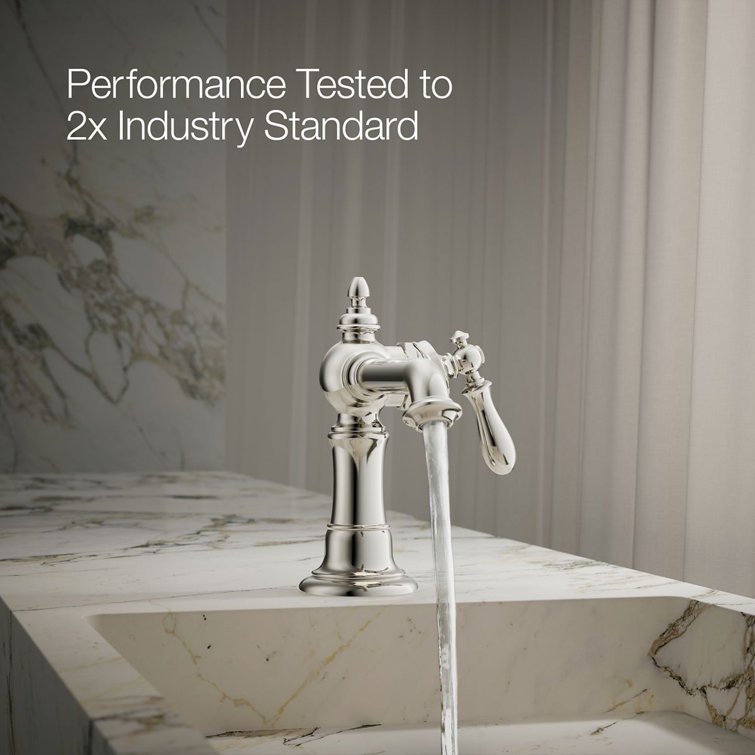 Artifacts Polished Nickel Single-Handle Bathroom Faucet