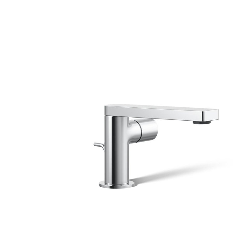 Composed Polished Chrome Single-Handle Bathroom Faucet