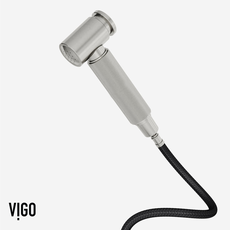 Cass Stainless Steel High-Arc Kitchen Faucet with Pull-Out Sprayer