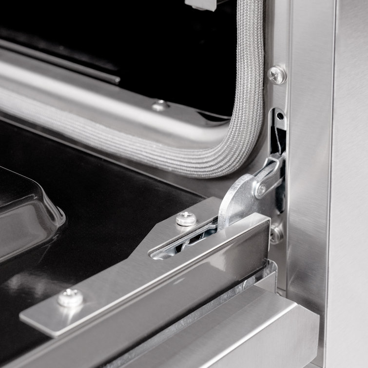 48" Stainless Steel and Gold Double Oven Gas Range with 8 Burners