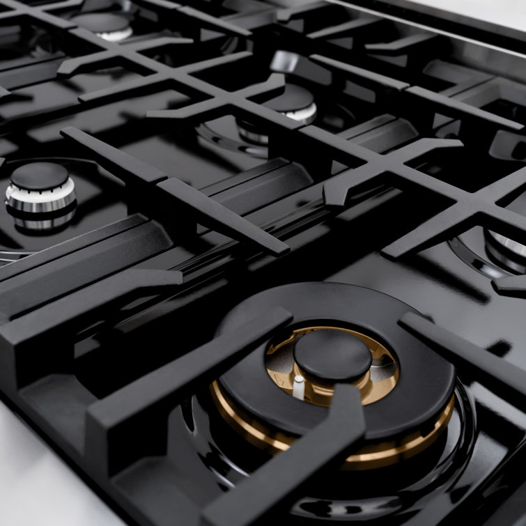 ZLINE 36'' Stainless Steel Gas Range with Convection Oven