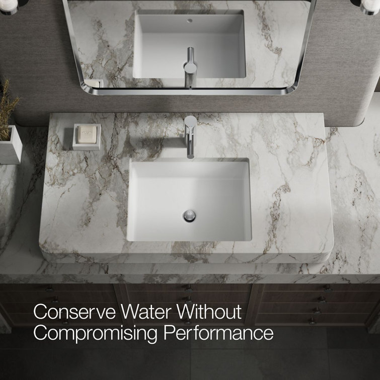Polished Chrome Single-Handle Bathroom Sink Faucet with Pop-Up Drain
