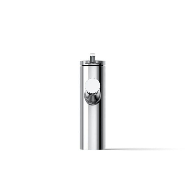 Polished Chrome Single-Handle Bathroom Sink Faucet with Pop-Up Drain