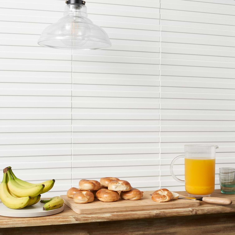 Veluto White Matte Porcelain 6x18 Wall Tile