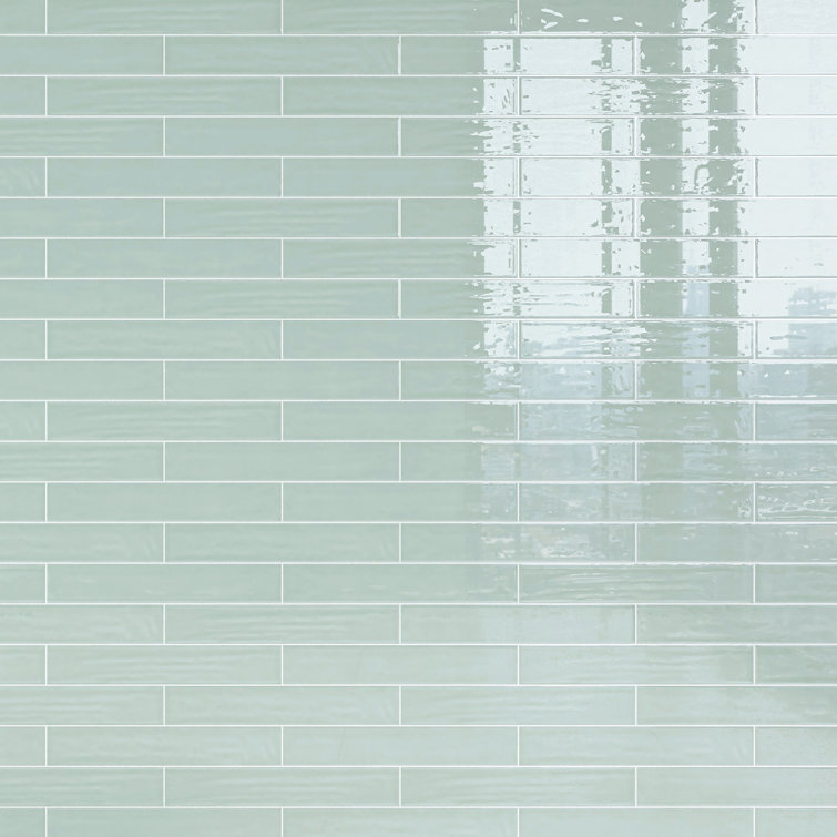 Fern Green 2x12 Polished Ceramic Subway Wall Tile