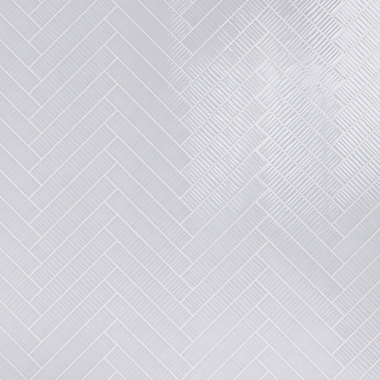 Nova White Glossy Ceramic Subway Wall Tile, 2x12