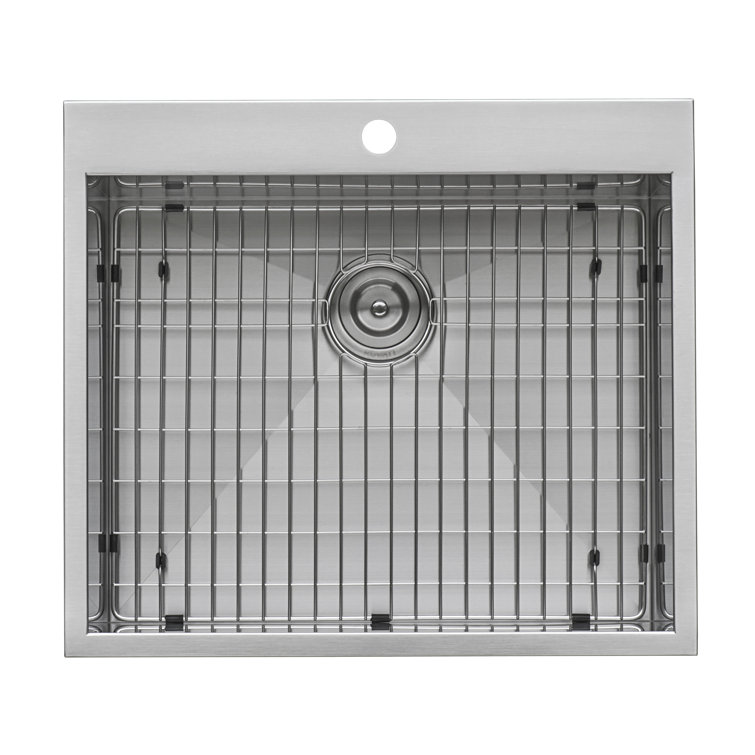 Ruvati 25" Stainless Steel Single Bowl Drop-In Kitchen Sink