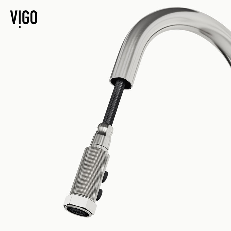 Hart 18" Stainless Steel Pull-Down Kitchen Faucet with Spray