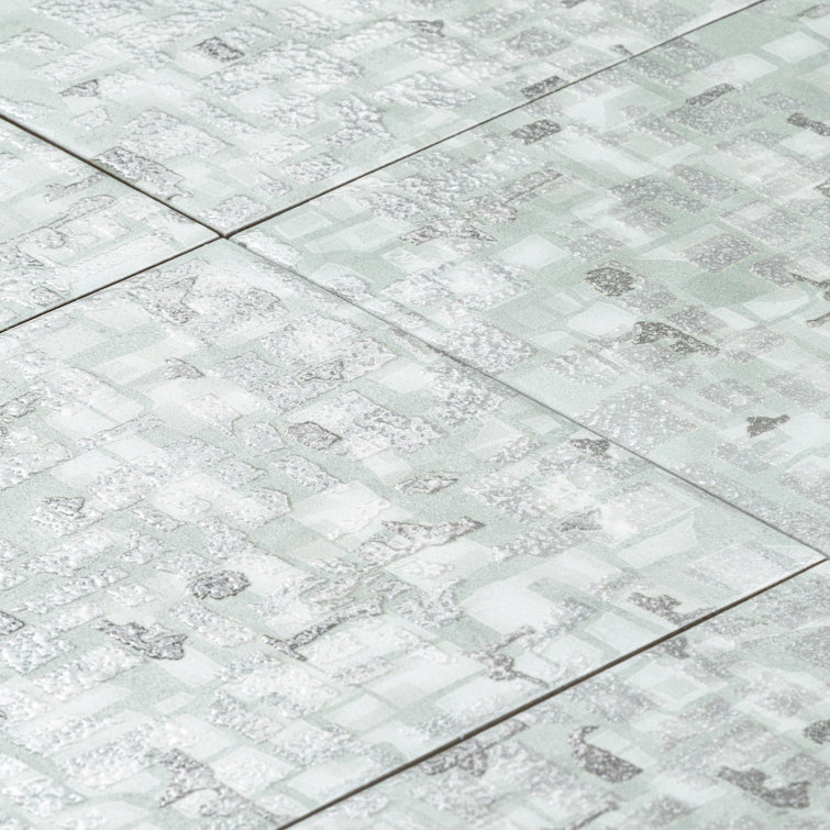 Winter Sky 8x8 Textured Porcelain Floor and Wall Tile