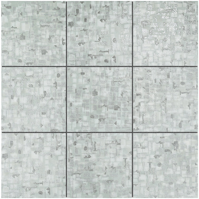 Winter Sky 8x8 Textured Porcelain Floor and Wall Tile