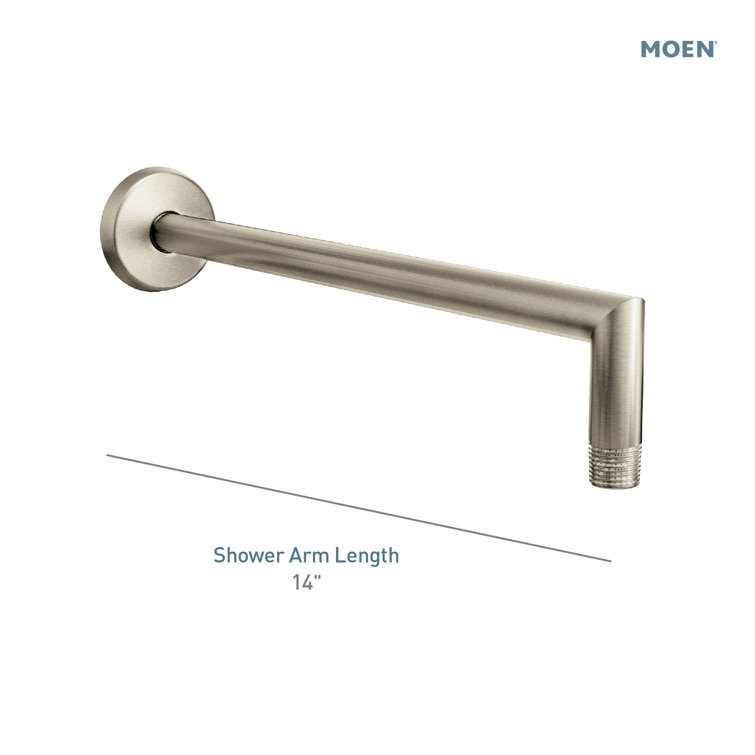 Brushed Gold Modern Wall Mounted Shower Arm