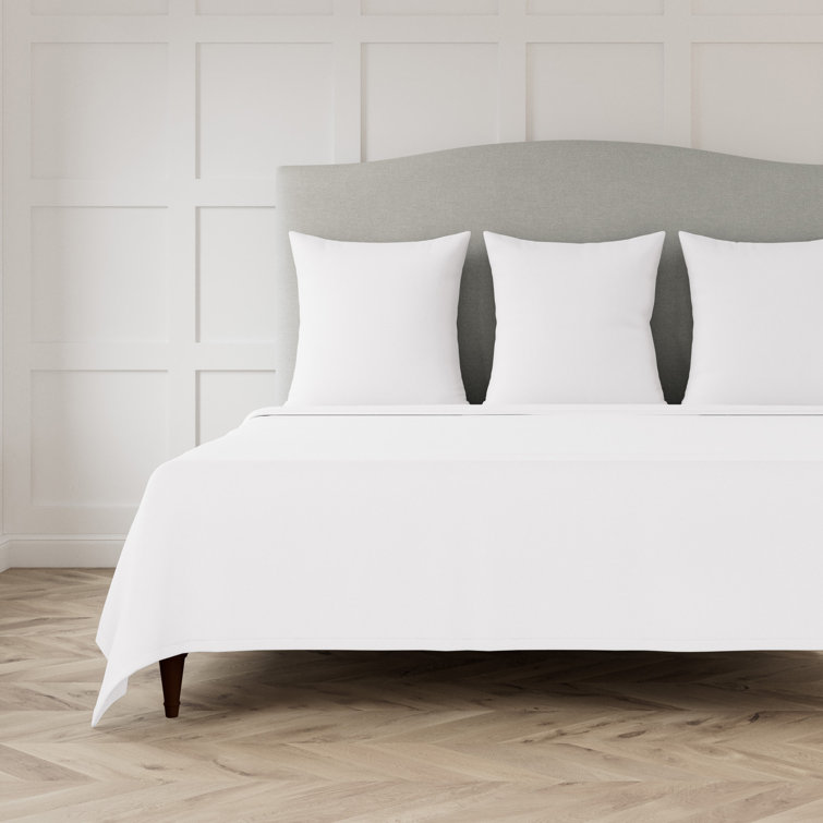 Queen White Cotton Coastal Stripe Duvet Cover Set