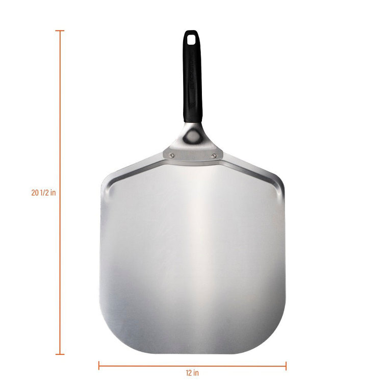 12" Aluminum Pizza Peel with Heat Resistant Handle