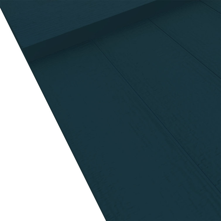 Midnight Blue 55" Board-n-Batten Vinyl Shutters with Installation Kit