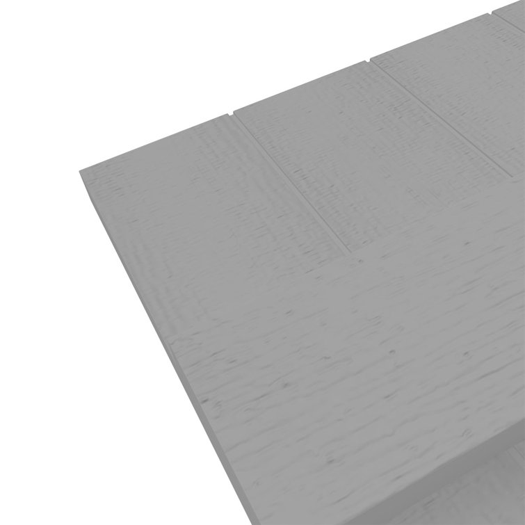 Gray Vinyl 71" Board-n-Batten Exterior Shutters with Installation Kit