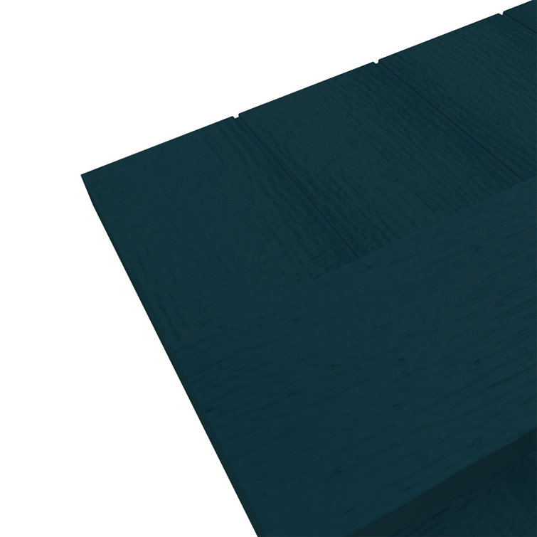 Midnight Blue 55" Board-n-Batten Vinyl Shutters with Installation Kit