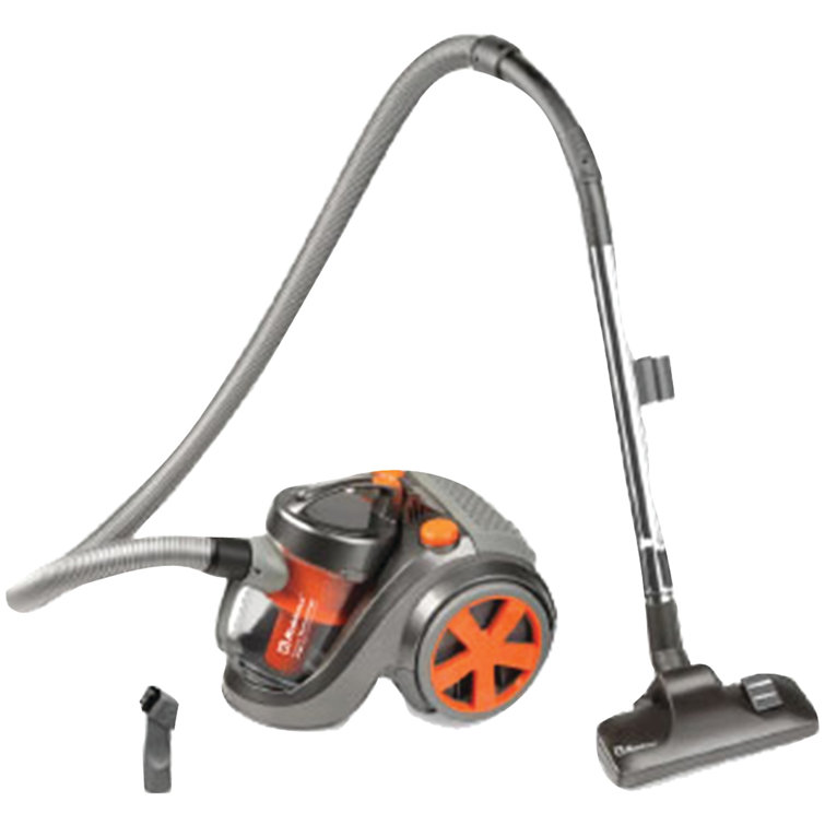 Koblenz Orange and Gray Bagless Canister Vacuum Cleaner