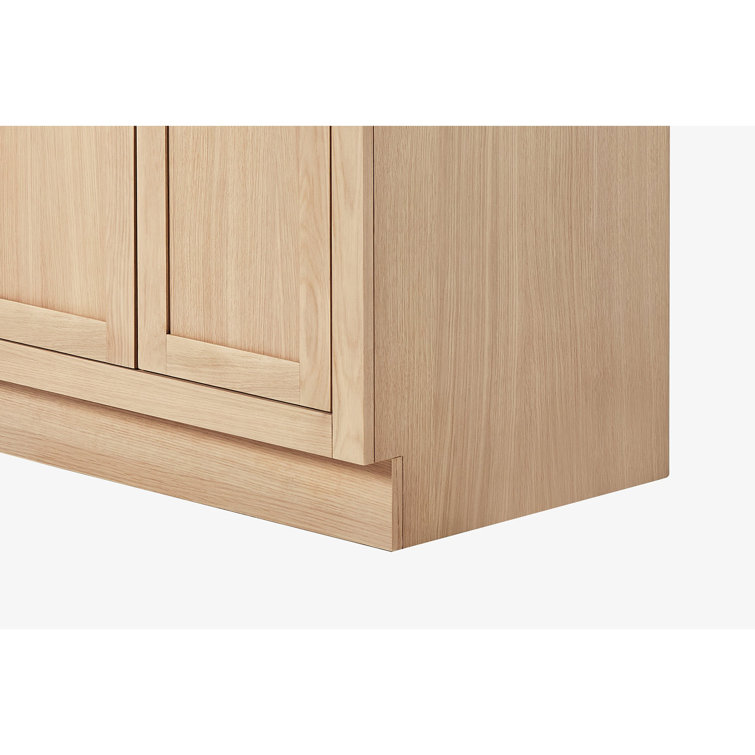 Hepburn 31" Oak Single Sink Vanity with Carrara Marble Top
