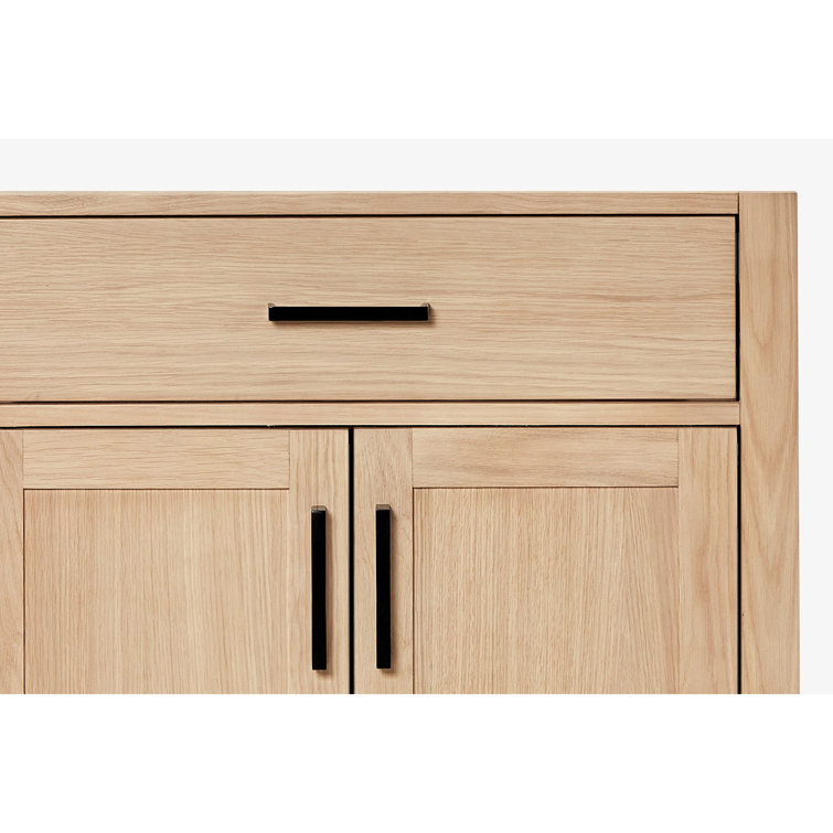 Hepburn 31" Oak Single Sink Vanity with Carrara Marble Top