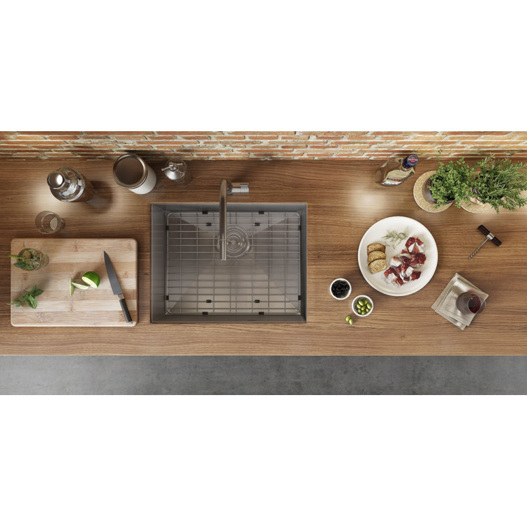 Ruvati 27" Stainless Steel Undermount Single Bowl Kitchen Sink