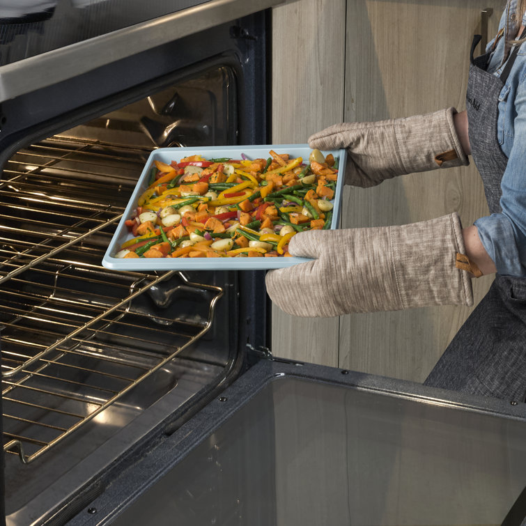 Mineral Water Blue Nonstick Aluminized Steel Cookie Sheet