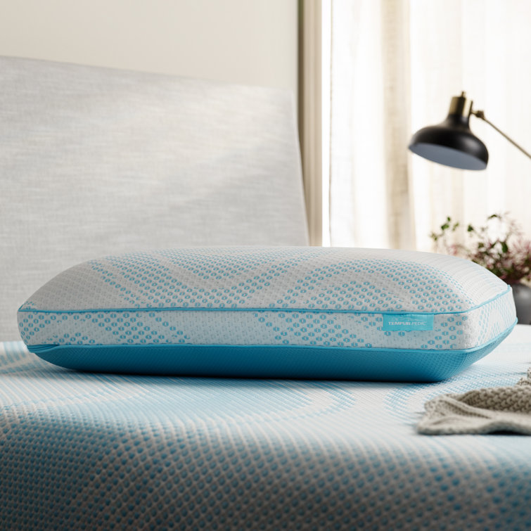 Tempur-Pedic Queen Light Blue Cooling Memory Foam Pillow